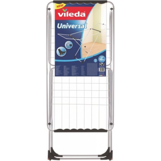 Tendedero de chão Vileda Universal 18 m Aço Branco