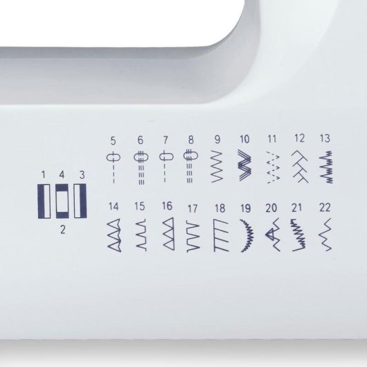 Máquina de costura Łucznik Weronika II 70W Branca Manual Elétrica