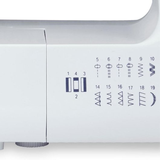 Máquina de costura Łucznik Weronika II 70W Branca Manual Elétrica
