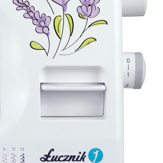 Máquina de costura Łucznik Weronika II 70W Branca Manual Elétrica