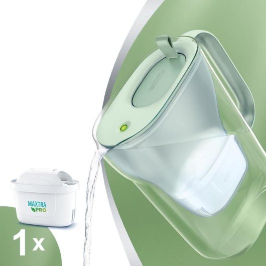 Bouteille avec filtre à eau Brita 1051367 2,4 L Vert Transparent