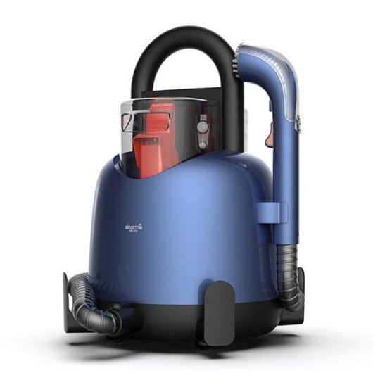 Aspiradora de Tambor Deerma DEM-BY200 850W Seco y Húmedo Sin Bolsa 1,4L Azul