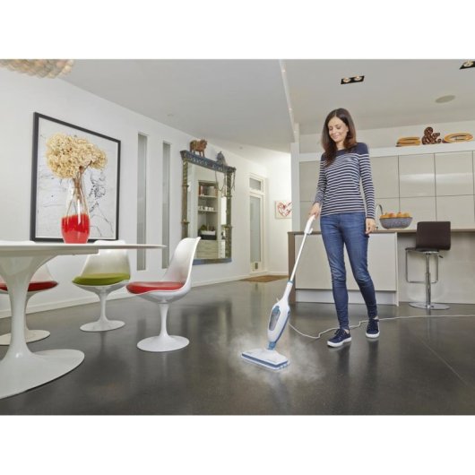 Limpiador de vapor Black & Decker FSM13E1 1300W 0,38L Azul Branco
