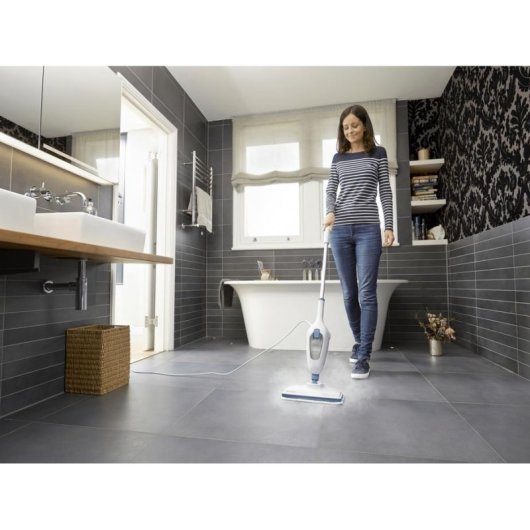 Limpiador de vapor Black & Decker FSM13E1 1300W 0,38L Azul Branco