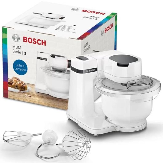 Procesador de alimentos Bosch Serie 2 MUMS2AW00 700 W 3,8 L Blanco 4 Velocidades