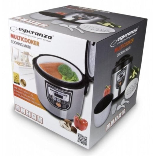 Panela multi-cozimento Esperanza EKG011 5 L 860 W Preto Aço inoxidável