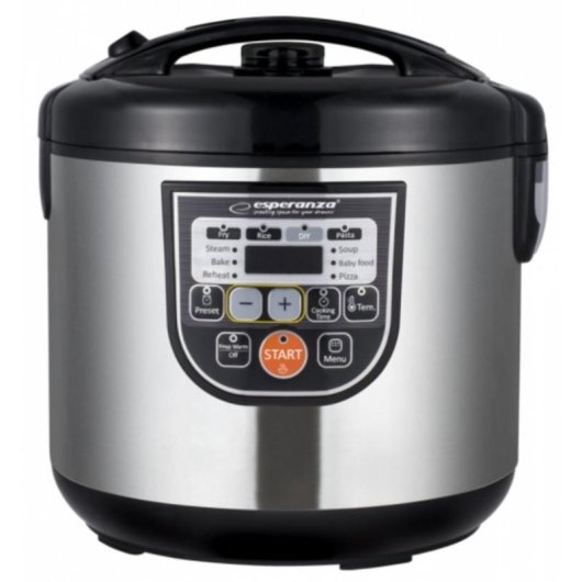 Panela multi-cozimento Esperanza EKG011 5 L 860 W Preto Aço inoxidável