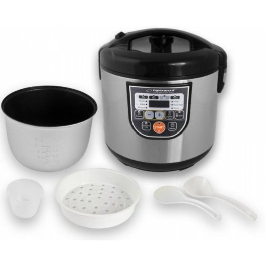 Panela multi-cozimento Esperanza EKG011 5 L 860 W Preto Aço inoxidável