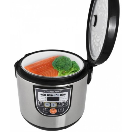 Panela multi-cozimento Esperanza EKG011 5 L 860 W Preto Aço inoxidável