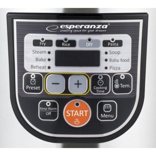 Panela multi-cozimento Esperanza EKG011 5 L 860 W Preto Aço inoxidável