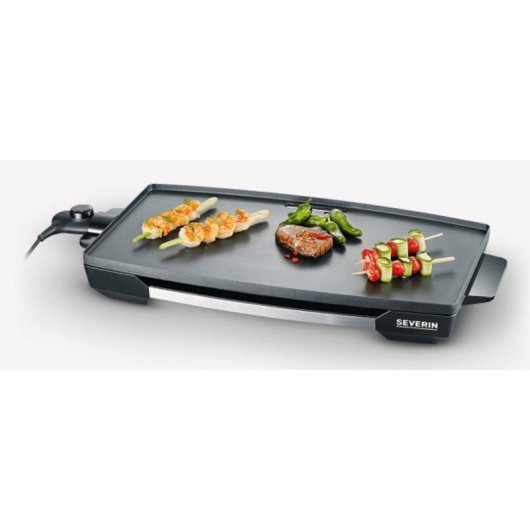 Barbacoa Severin KG 2397 Eléctrica 2200W Mesa Negra 1919 cm²