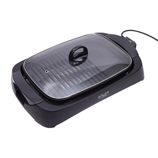 Grelhador Adler AD 6610 3000 W 2 Zonas Mesa + Plancha
