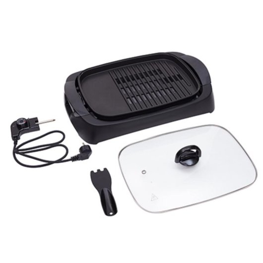 Grelhador Adler AD 6610 3000 W 2 Zonas Mesa + Plancha