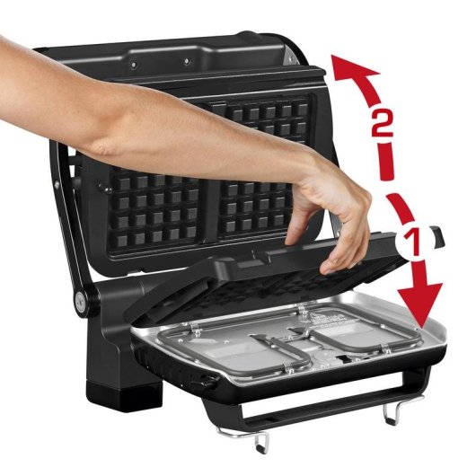 Griglia Elettrica Tefal GC716D Nero Metallizzato 300 x 200 mm