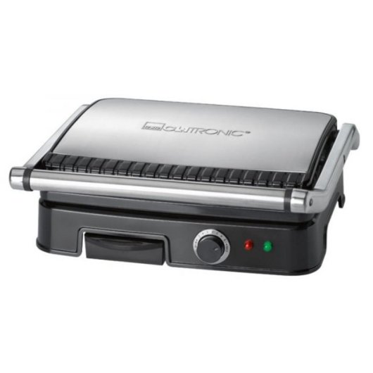 Parrilha eléctrica de contacto Clatronic KG 3487 Aço inoxidável 295 x 235 mm