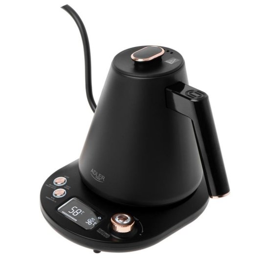 Tetera elettrica Adler AD 1349 1 L 1100 W Nero Oro