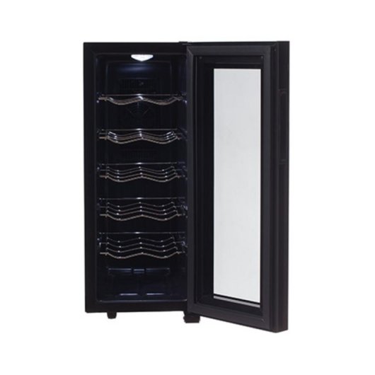 Nevera de vino termoeléctrique Adler AD 8083 12 bouteilles 50W Classe G Noir