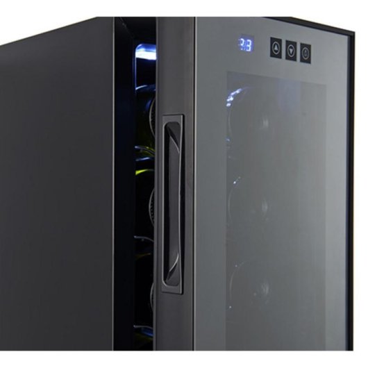 Nevera de vino termoeléctrique Adler AD 8083 12 bouteilles 50W Classe G Noir
