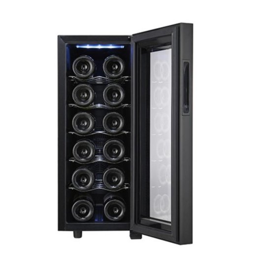 Nevera de vino termoeléctrique Adler AD 8083 12 bouteilles 50W Classe G Noir