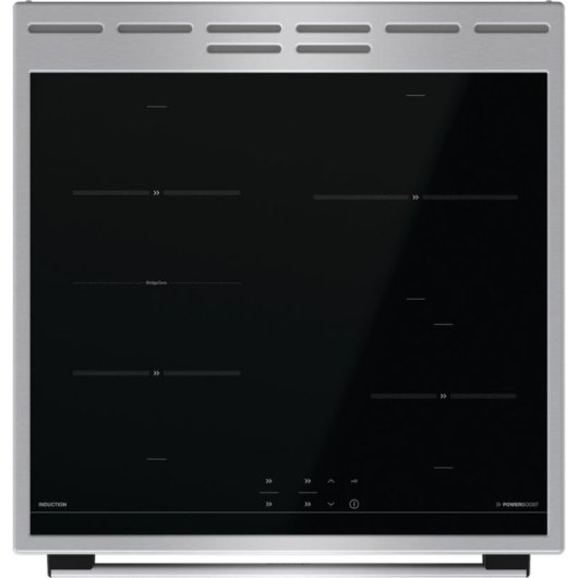 Cocina independiente Gorenje GEIT6C60XPG Inducción 4 zonas Horno 71 L Acero inoxidable