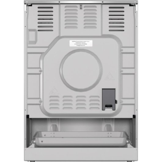 Cocina independiente Gorenje GEIT6C60XPG Inducción 4 zonas Horno 71 L Acero inoxidable