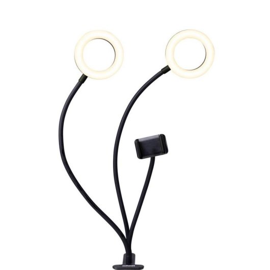 Anillo de iluminación Braun 371047 LED 200 lm USB 1,4 m Negro Blanco