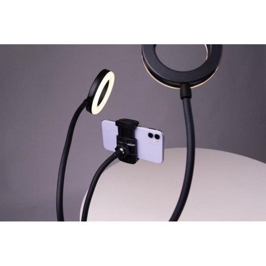 Anillo de iluminación Braun 371047 LED 200 lm USB 1,4 m Negro Blanco