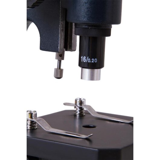Optisches Mikroskop Levenhuk 2S NG 200x Schwarz Metall Spiegel