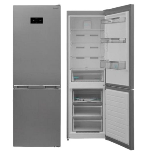Kühlschrank Combi Sharp SJ-BA09RHXLC-EU No Frost 186cm 294L C Edelstahl