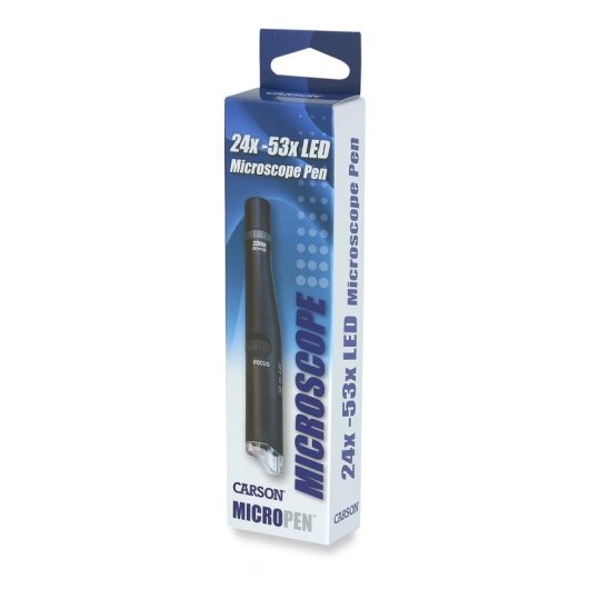 Microscopio tascabile Carson MicroPen MP-300 24x-53x LED Nero