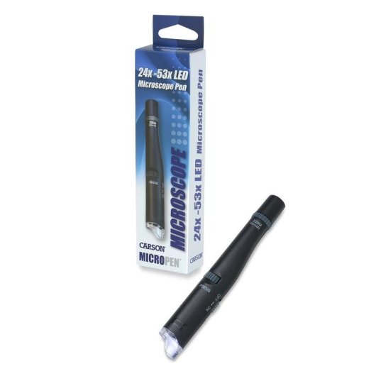 Microscopio tascabile Carson MicroPen MP-300 24x-53x LED Nero
