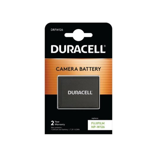 Akku Duracell DRFW126 für Fujifilm-Kamera 1140 mAh 7,2 V Lithium-Ion