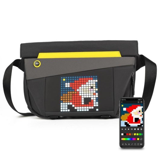 Borsa a tracolla Divoom Sling Bag V Unisex Nero 11 pollici