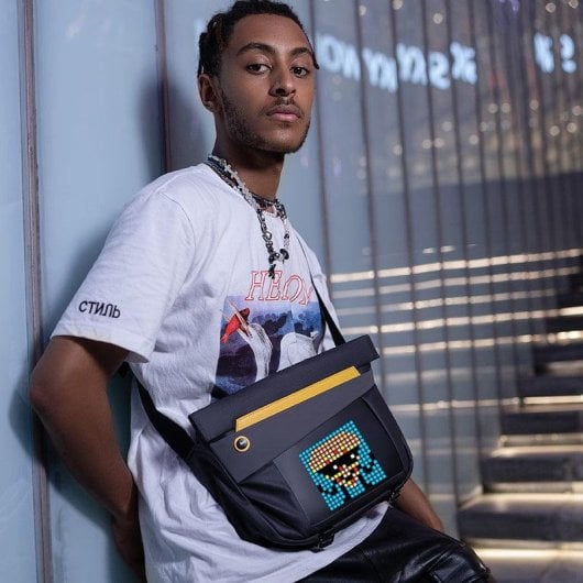 Borsa a tracolla Divoom Sling Bag V Unisex Nero 11 pollici