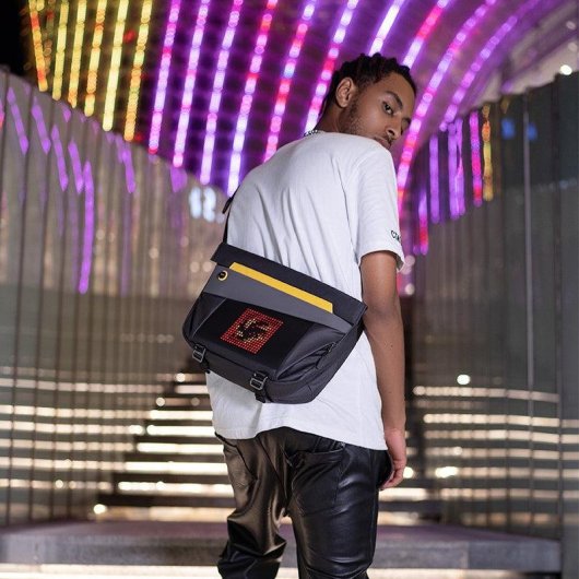 Borsa a tracolla Divoom Sling Bag V Unisex Nero 11 pollici