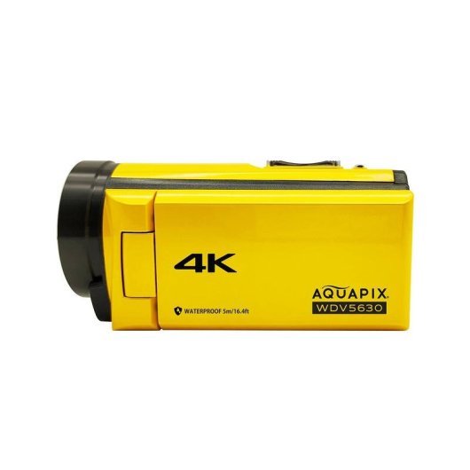 Videocâmera EasyPix Aquapix WDV5630 13 MP 4K Ultra HD 3" Amarela