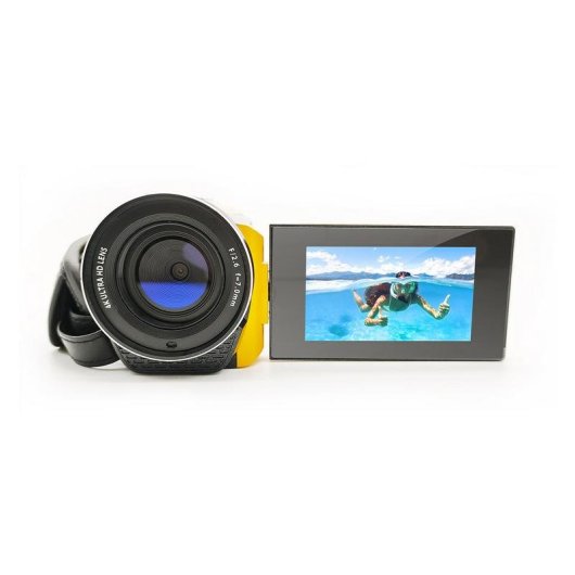 Videocâmera EasyPix Aquapix WDV5630 13 MP 4K Ultra HD 3" Amarela