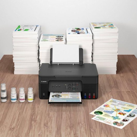 Multifonction Canon PIXMA G3430 Jet d'encre Couleur Noir WiFi Duplicateur Manuel A4