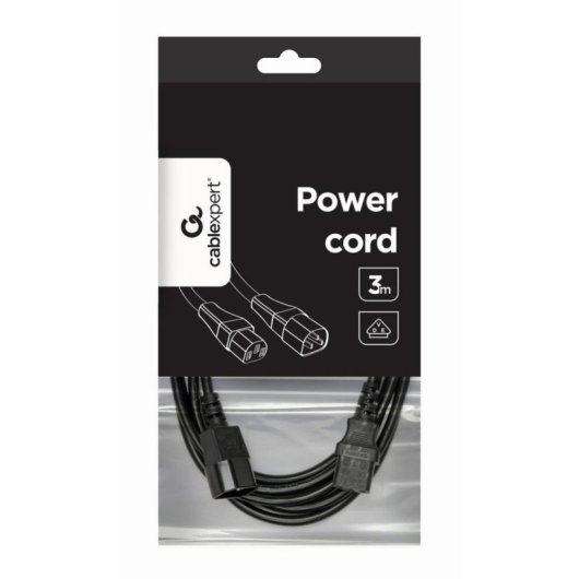 Cavo di estensione Gembird PC-189-VDE-3M C14 a C14 3 metri
