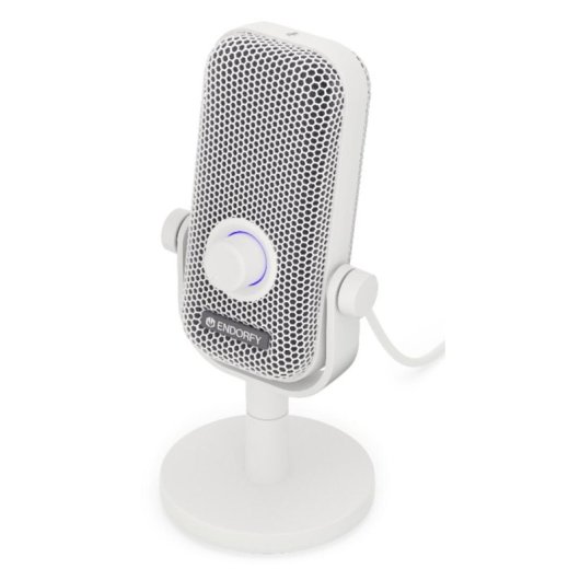 Micrófono Endorfy Solum Voice S USB cardioide con control giratorio y LED