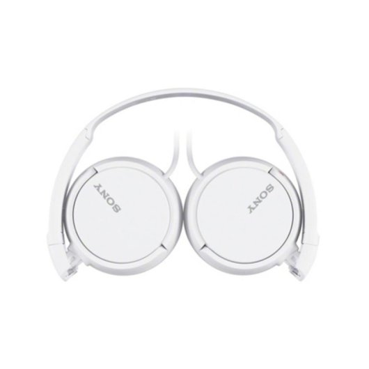 Auriculares Sony MDR-ZX110 con cable, conexión alámbrica, uso para música, blancos
