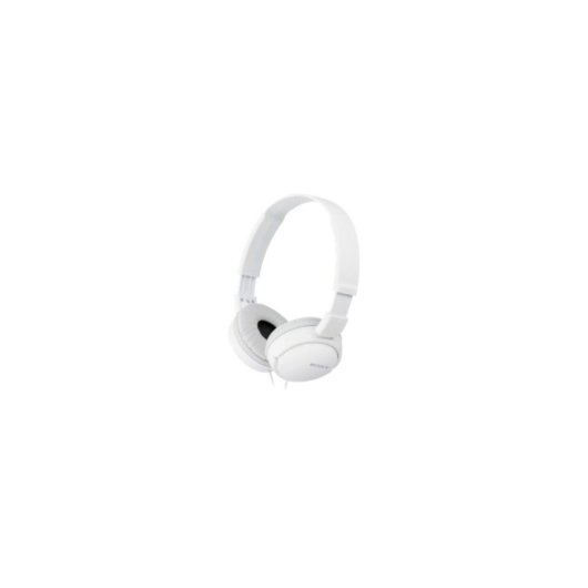 Auriculares Sony MDR-ZX110 con cable, conexión alámbrica, uso para música, blancos