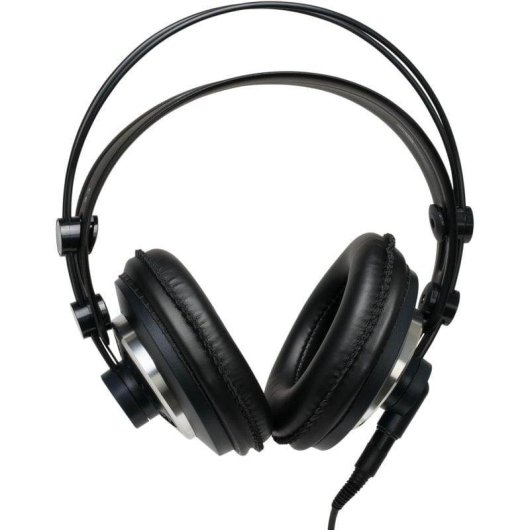 Auriculares AKG K240 MKII com cabo jack circumaurais semiabertos pretos