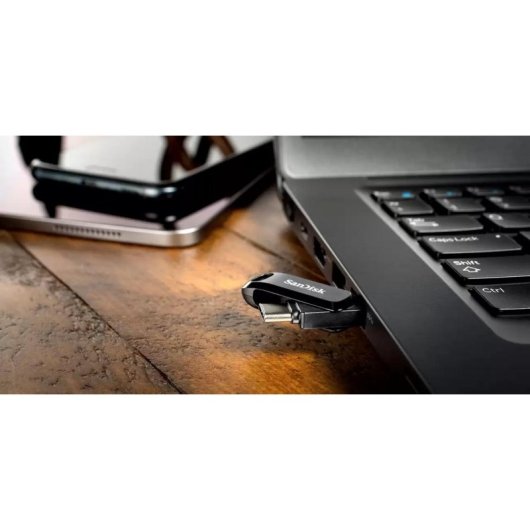 Unidad flash SanDisk Ultra Dual Drive Go 1 TB USB Type-C 3.2 Gen 1 Lavanda