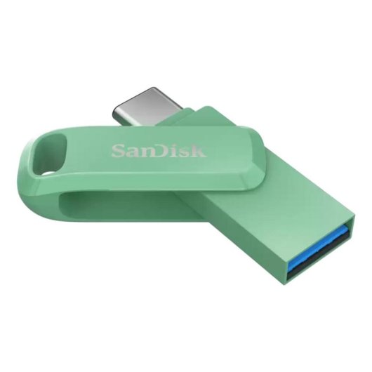 Unidad flash SanDisk Ultra Dual Drive Go 1TB USB Type-C 3.2 Gen 1 400MB/s verde