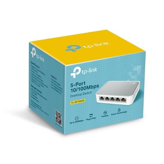 Comutador TP-Link TL-SF1005D Fast Ethernet 5 Portas