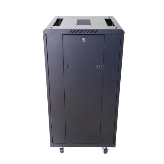 Rackschrank Extralink 22U 600x600 Schwarz auf Füßen