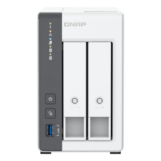 Servidor NAS QNAP TS-216G Torre 2 Bahías 4GB RAM 2,5GbE ARM Cortex-A55 Hot-Swap