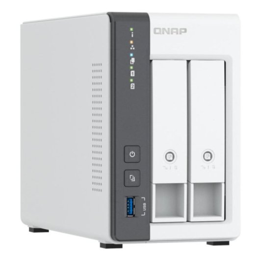 Servidor NAS QNAP TS-216G Torre 2 Bahías 4GB RAM 2,5GbE ARM Cortex-A55 Hot-Swap