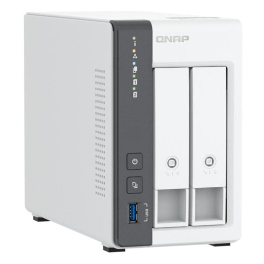 Servidor NAS QNAP TS-216G Torre 2 Bahías 4GB RAM 2,5GbE ARM Cortex-A55 Hot-Swap